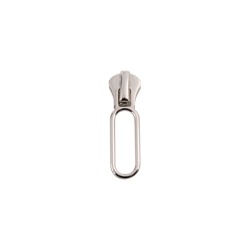 FY3684 8# metalowy, matowy suwak w kolorze jasnego czarnego niklu