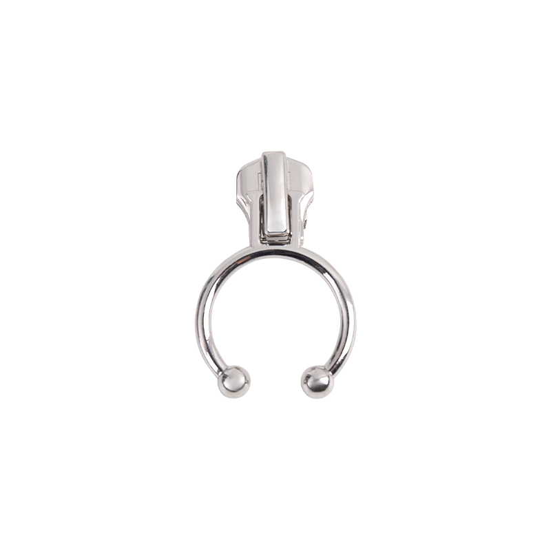FY0165 8# metalowy platynowy suwak